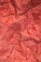 Fototapeta premium Textured Pink Red Crumpled Rough paper Multicoloured Background