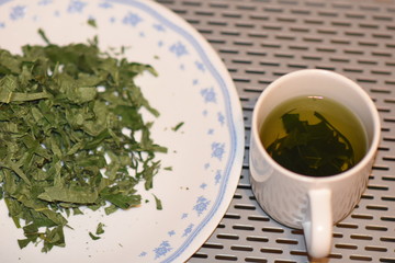 Dehydrated Fig Tree Leaves for Tea