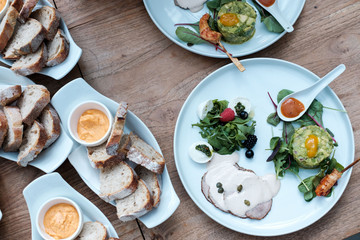 Teller mit Salat