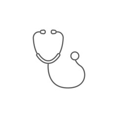 health, medicine, stethoscope. Element of health icon. Thin line icon for website design and development, app development. Premium icon