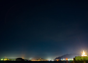 関門海峡上の夜空DSC0541