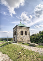 Fototapeta na wymiar Saint Cross - Lysa Gora in Swietokrzyskie Mountains - Kielce - Poland