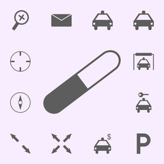 pharmacy location icon. signs of pins icons universal set for web and mobile