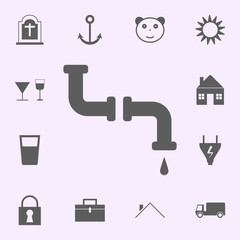 place plumbing icon. signs of pins icons universal set for web and mobile