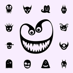 monster icon. monsters icons universal set for web and mobile