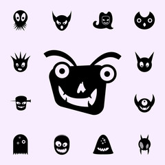 monster icon. monsters icons universal set for web and mobile