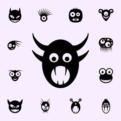 monster icon. monsters icons universal set for web and mobile