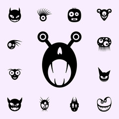 monster icon. monsters icons universal set for web and mobile