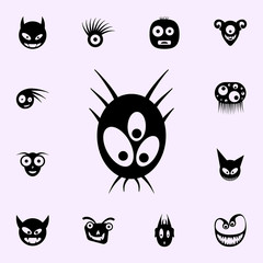 monster icon. monsters icons universal set for web and mobile