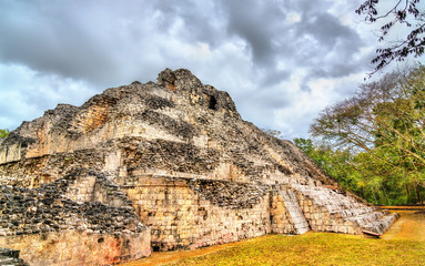 Ancient Mayan ruins at Becan in Mexico