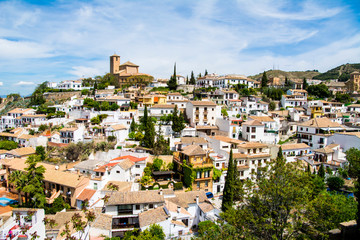Fototapeta na wymiar スペイン・グラナダの眺望／View of Granada, Spain