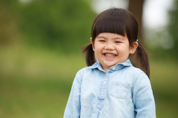 笑顔の女の子