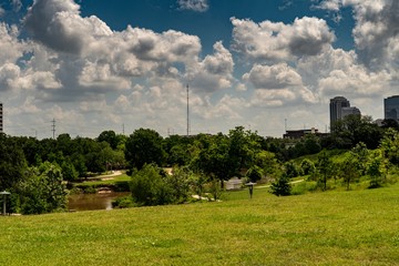 Downtown Houston Skyline - Eleanor Tinsley & Buffalo Bayou Parks