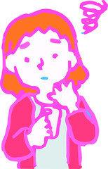 Obraz na płótnie Canvas Analog-style pop illustration of woman using smartphone payment