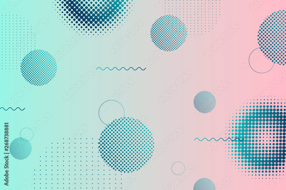 Poster halftone gradient background
