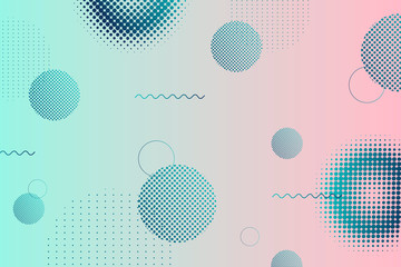 Halftone gradient background