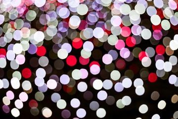 Circular colors bokeh abstract background