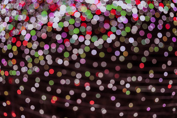 Circular colors bokeh abstract background