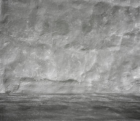 concrete wall, grey background