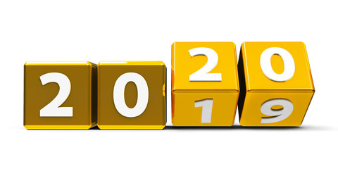 Gold cubes 2020 #2
