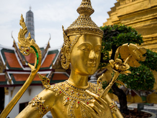 Grand palace and Wat phra keaw in Bangkok, Thailand, May 2019