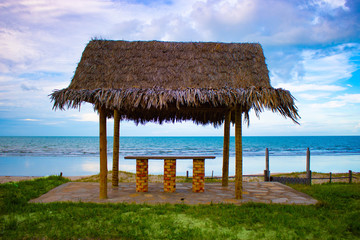 hut on the beach