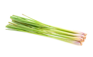 Lemongrass isolated on white background