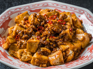 麻婆豆腐定食　Chinese set meal
