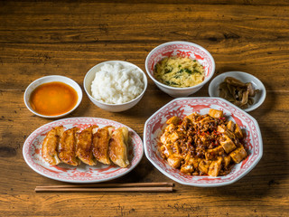 麻婆豆腐定食　Chinese set meal