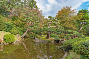 Naklejka premium 鶴岡市 酒井氏庭園