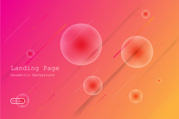 Colorful geometric background with gradient motion shapes composition. Eps10