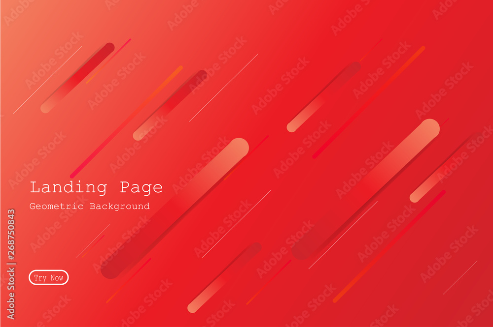 Canvas Prints colorful geometric background with gradient motion shapes composition. eps10