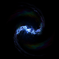 twist flare with rays