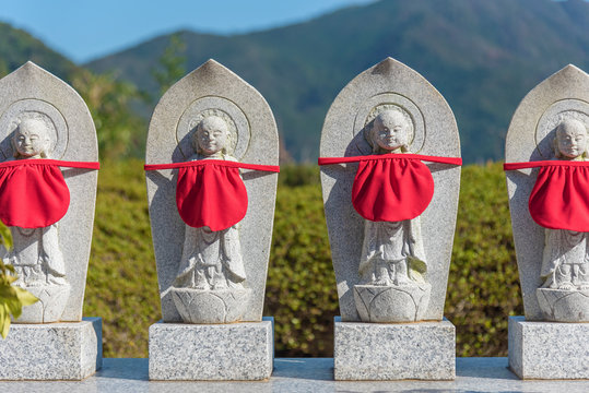 Japanese Jizo Sculpture In Nachi Katsuura, Wakayama, Japan