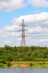 Support high voltage power line. The transfer of energy, the provision of electricity.