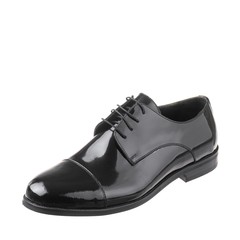 Men classic elegance shoes white isolated background