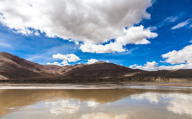 river in Himalaya mountains of Tibet