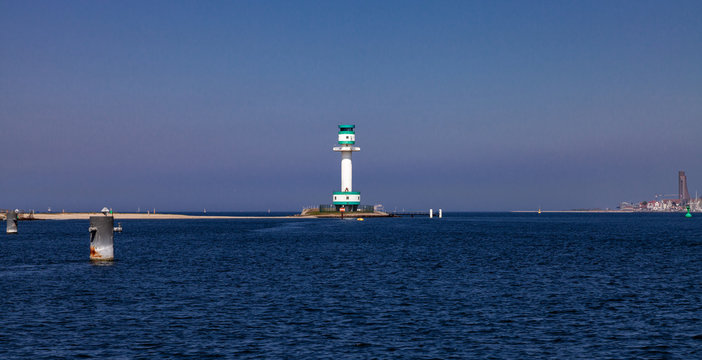 Kieler F&ouml;rde mit Leuchtturm Friedrichsort