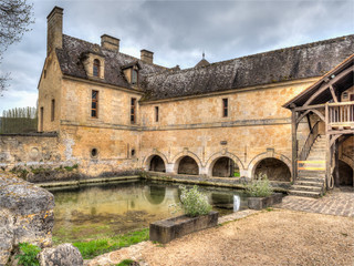 Obraz premium les écuries du château de Villarceaux dans le Val d'Oise en France
