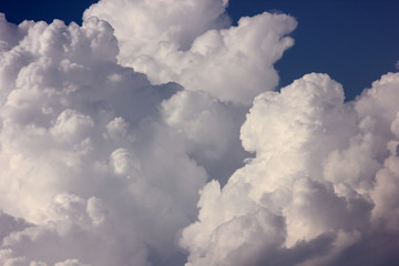 Naklejka na ściany i meble beautiful storm clouds in the sky