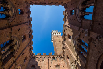 Town Hall (Palazzo Pubblico) of Siena, Italy