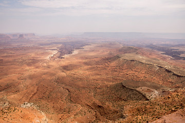 landscape in canyonlands National park in the united states of america