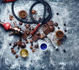 Tobacco hookah with chocolate flavor
