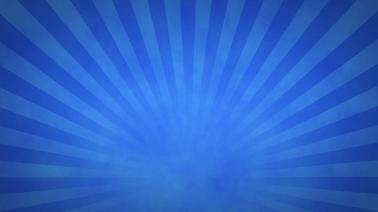 Blue Sunburst Illustrated Graphic Background