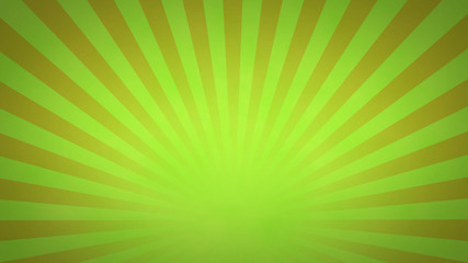 Obraz premium Green and Orange Sunburst Illustrated Graphic Background