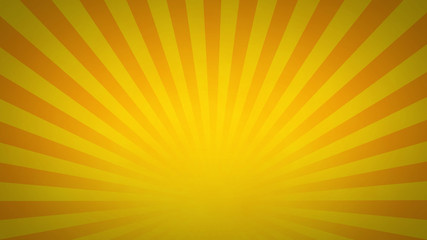 Yellow and Red Sunburst Illustrated Graphic Background