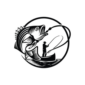 Download 4 130 Best Bass Fish Logo Images Stock Photos Vectors Adobe Stock