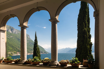 lovely view at lake como