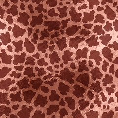 Spotted animal skin. Fashion seamless pattern for trandy textile prints, wallpaper, wrapping. Animal background effect.