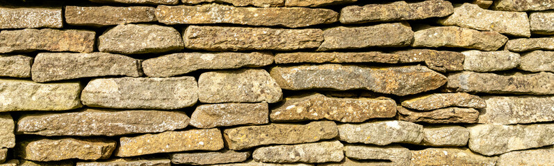 Background - drystone wall - Cotswolds - UK